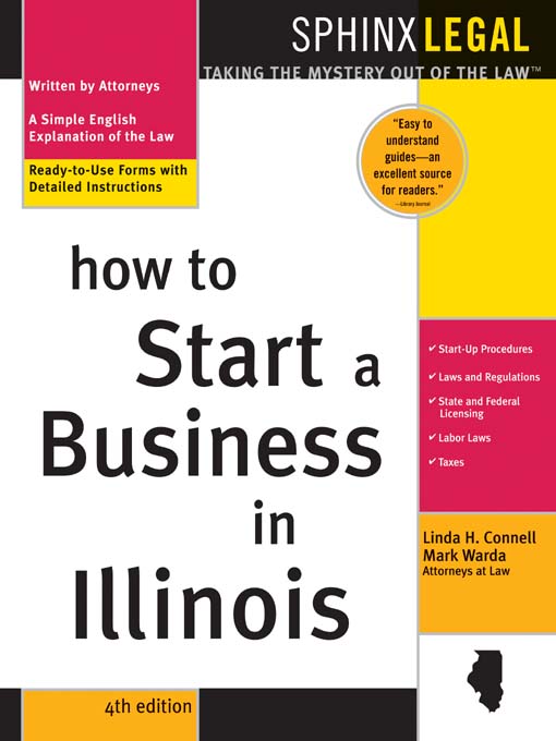 Title details for How to Start a Business in Illinois, 4e by Linda H. Connell - Available